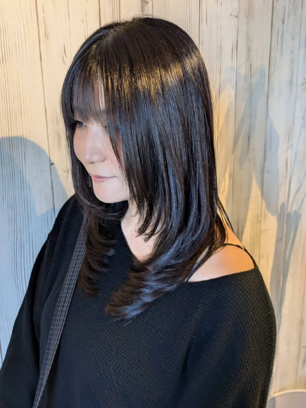 髪質改善ストレート+レイヤーカット